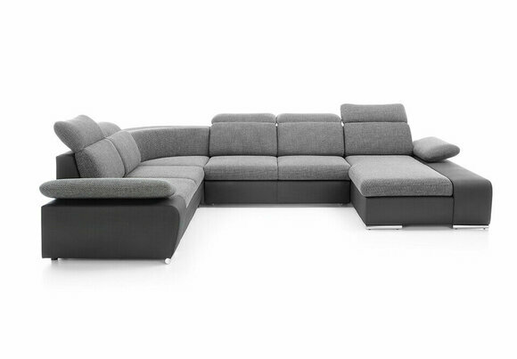 Ecksofa U-form Eckcouch Sofa Couchen Polster Schlaffunktion Couch von JV Möbel