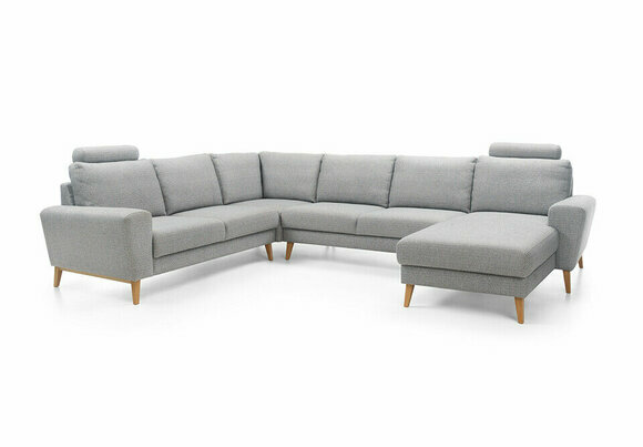 Ecksofa U-form Schlaffunktion Wohnlandschaft Sofa Couch Sofas Couchen von JV Möbel