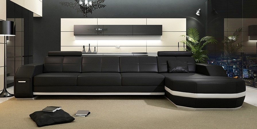 Ecksofa USB + LED Sofa Wohnlandschaft U Form Polster Couch Ledersofa Stoff Leder Ecksofa USB + LED Sofa Wohnlandschaft U Form Polster Couch Ledersofa Stoff Leder von JV Möbel