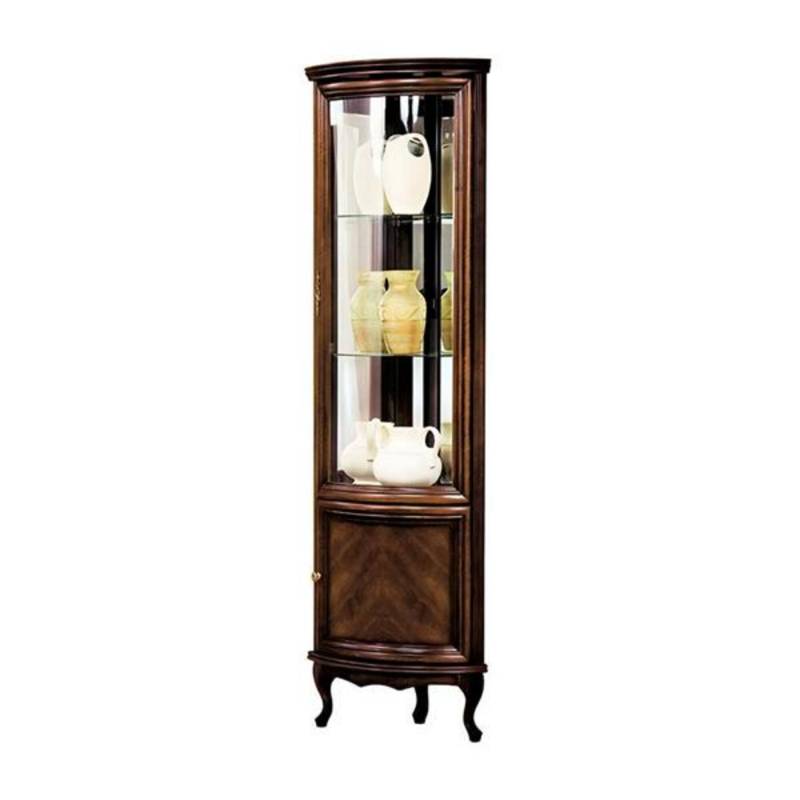 Eckvitrine Schaukasten Glasvitrine Glasschrank Regalvitrine Vitrine Schrank von JV Möbel