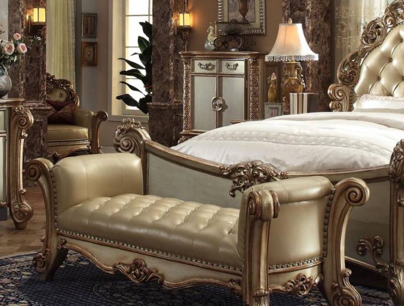 Edle Recamiere antik stil Chaiselongue Chaise Longue Sofa Liege Chesterfield von JV Möbel