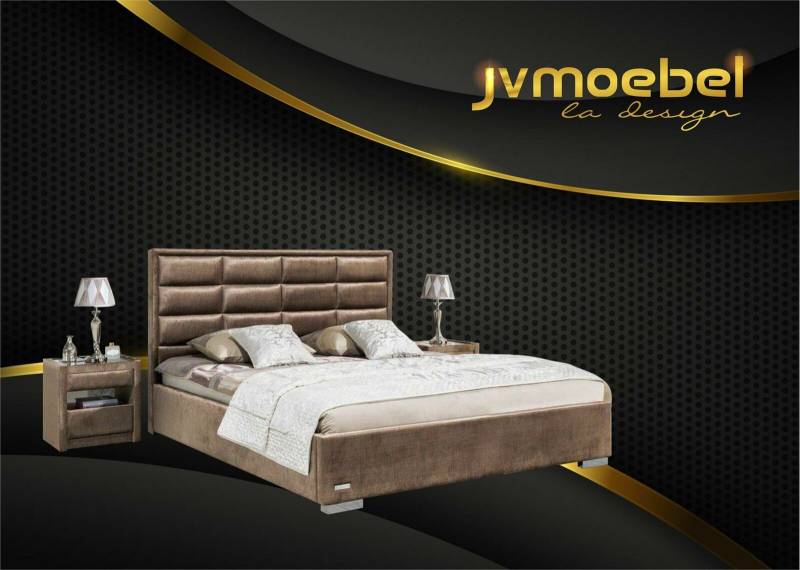 Edles Bett 3tlg Set Nachttisch Möbel Luxus Matratze Schlafzimmer Bettgestell Neu von JV Möbel