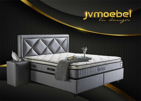 Edles Bett 3tlg Set Nachttisch Möbel Luxus Matratze Schlafzimmer Bettgestell Neu von JV Möbel