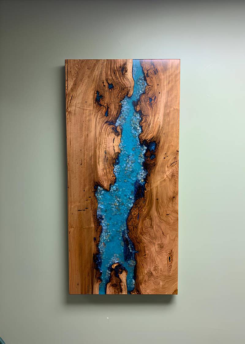 Epoxidbilder Wandbild 120*70 Bild Wand Bilder Handarbeit Design Epoxy Gemälde von JV Möbel
