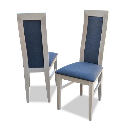 Ess Sitz Tische 1x Stühle Polster Tisch Stuhl Set Holz Leder Stoff Lehn Garnitur von JV Möbel