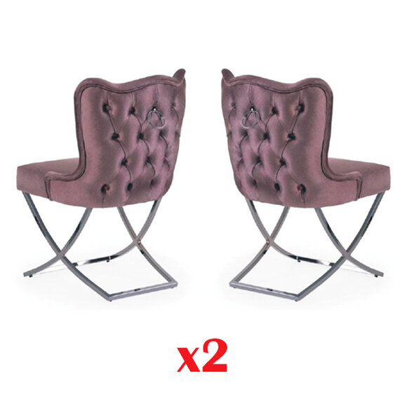 Ess Zimmer Polster Stuhl 2x Fernseh Lounge Club Leder Textil Sitz von JV Möbel