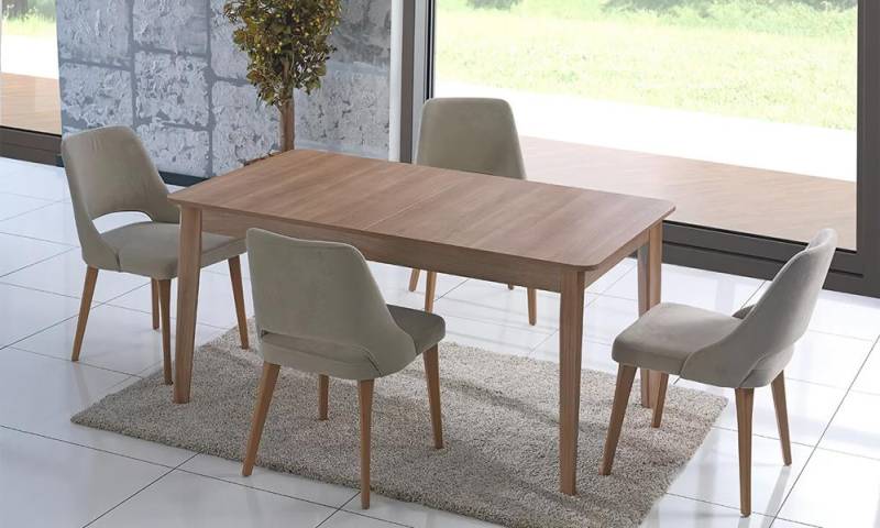 Esstisch Essgruppe Polsterstühle Essgarnitur Tisch + 4 x Lehnstuhl Esszimmer Set Esstisch Essgruppe Polsterstühle Essgarnitur Tisch + 4 x Lehnstuhl Esszimmer Set von JV Möbel