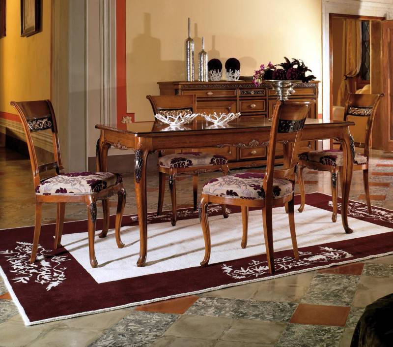 Esstisch Tisch Möbel 4x Stühle Set 5tlg. Gruppe Design Esszimmer Garnitur Neu von JV Möbel