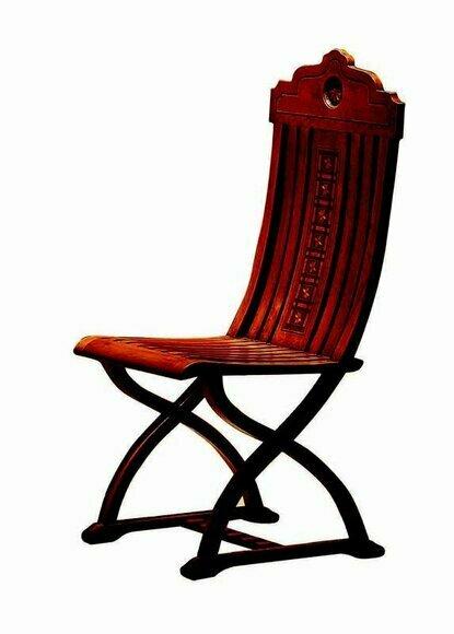 Esszimmer Echtholz Lounge Sitz Polsterstuhl Holz Neu Landhaus Sessel Stuhl 1x von JV Moebel