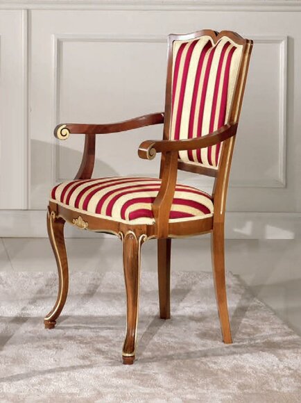 Esszimmer Holz Möbel Stühle Luxus Design Polster Stuhl Lehn Sitz Büro Möbel von JV Möbel