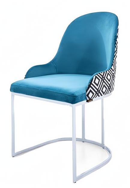Esszimmer Moderne Design Textil Blau Lehnstuhl Stuhl Armlehne Polsterstuhl Luxus Esszimmer Moderne Design Textil Blau Lehnstuhl Stuhl Armlehne Polsterstuhl Luxus von JV Möbel