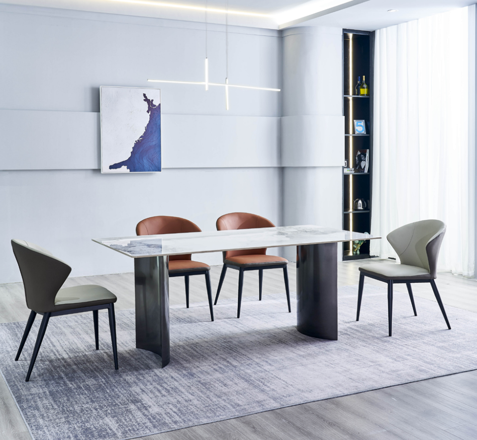 Esszimmer Möbel Moderner Esstisch 6x Polsterstühle Designer Essgruppe Esszimmer Möbel Moderner Esstisch 6x Polsterstühle Designer Essgruppe von JV Möbel
