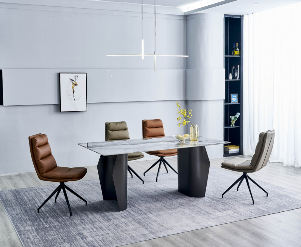 Esszimmer Set Esstisch 6x Stühle Polsterstühle Designer Luxus Möbel von JV Möbel