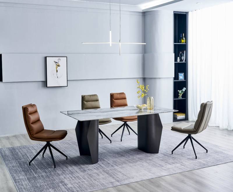 Esszimmer Set Esstisch 6x Stühle Polsterstühle Designer Luxus Möbel von JV Möbel