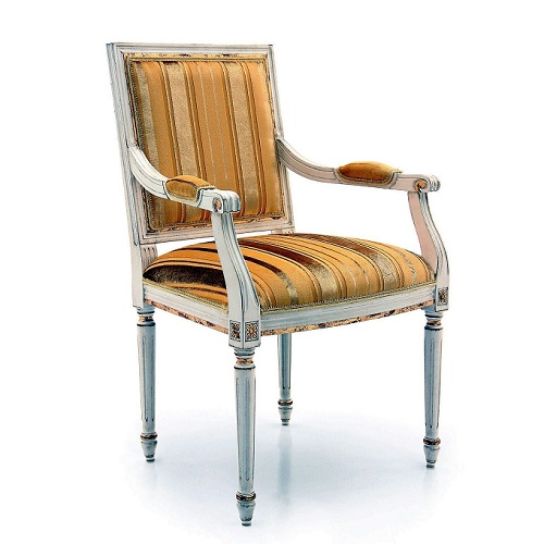 Esszimmer Stühle Design Sessel Neu Stuhl mit Armlehne Esszimmerstuhl Holz Stoff von JV Möbel
