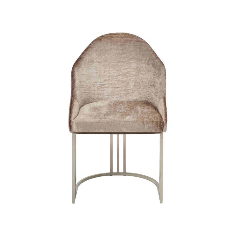 Esszimmer Stuhl 1 Sitzer Sessel Edelstahl Luxus Modern Möbel Design neu von JV Möbel