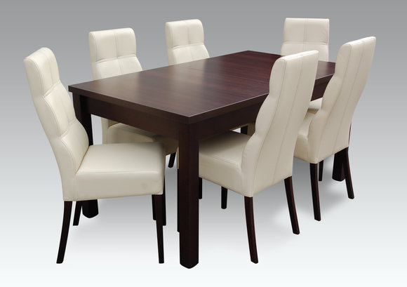 Esszimmer Tisch + 6 Stühle Garnitur Stuhl Set Essgarnituren Tische Essgruppe von JV Moebel
