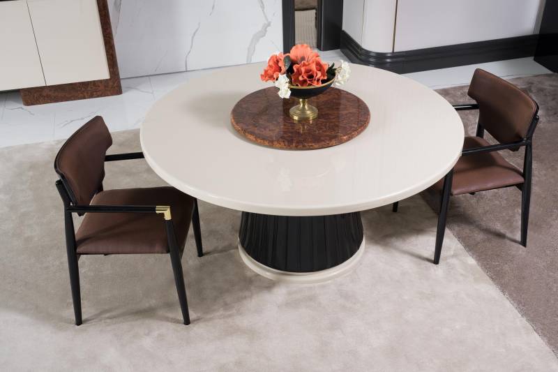 Esszimmer set Modern Esstisch + 4x Stühle Tisch Holz Polsterstuhl 5tlg. Neu Esszimmer set Modern Esstisch + 4x Stühle Tisch Holz Polsterstuhl 5tlg. Neu von JV Möbel