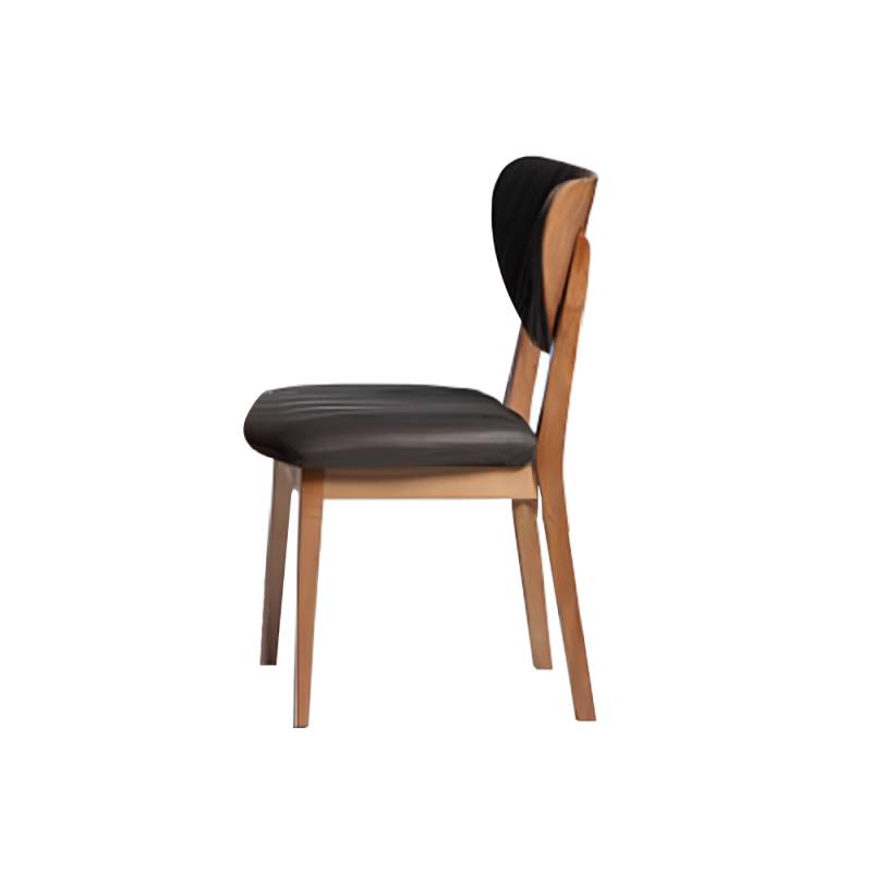 Esszimmerstühle Garnitur Holzstühle Küchenstühle Stoff 4tlg Braun Holz von JV Möbel