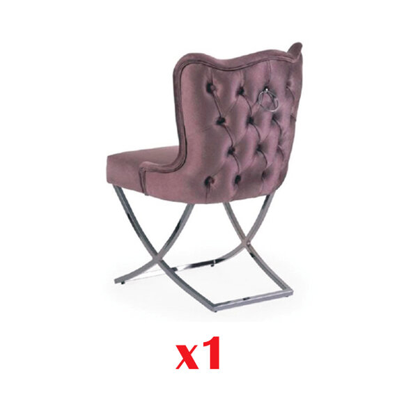 Esszimmerstuhl Modern Ohne Armlehne Esszimmer Stühle Design Textil von JV Möbel