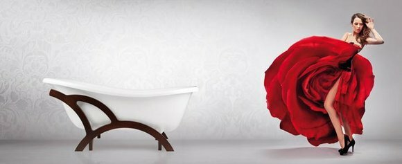 Exclusive Badewanne Weiß Bade Wannen freistehende Acrylwanne Design Wanne Bad Exclusive Badewanne Weiß Bade Wannen freistehende Acrylwanne Design Wanne Bad von JV Möbel
