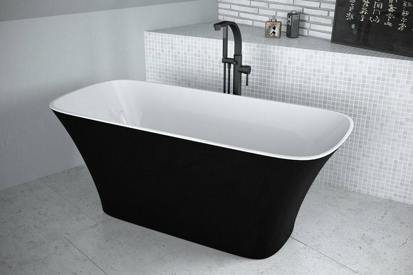 Exclusive freistehende Badewanne Acrylwanne Wanne Bad 160x70 Hochwertige Design von JV Möbel