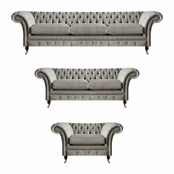 Exklusive Chesterfield Couchen Designer Zweisitzer Dreisitzer Sessel von JV Moebel