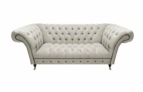 Exklusive Chesterfield Weiße Couch Designer Zweisitzer Wohnzimmer Sofa Exklusive Chesterfield Weiße Couch Designer Zweisitzer Wohnzimmer Sofa von JV Moebel