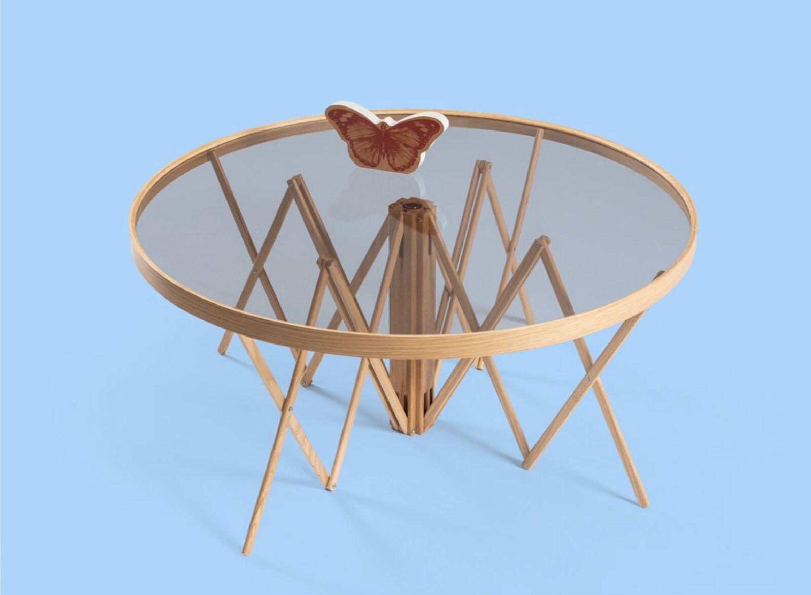 Exklusiver Runder Couchtisch Designer Holztisch Moderner Glastisch Neu Exklusiver Runder Couchtisch Designer Holztisch Moderner Glastisch Neu von JV Möbel