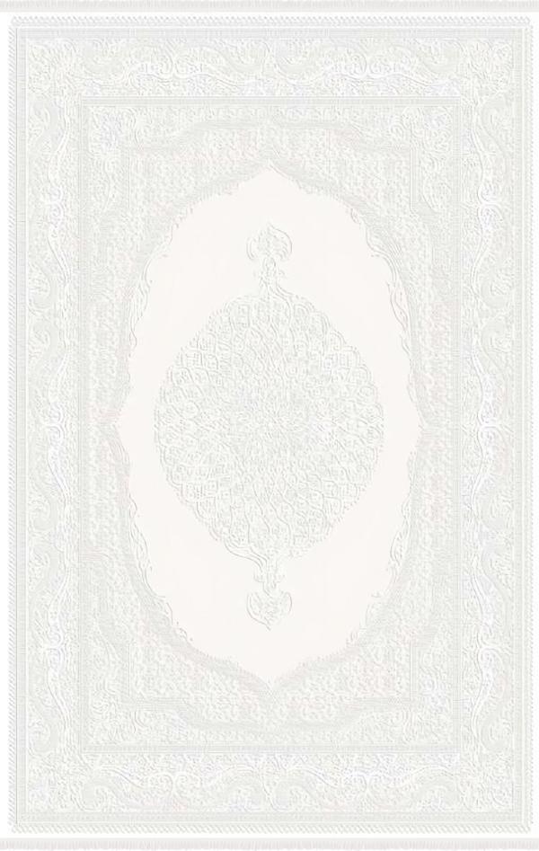 Flachgewebe Teppich Abstrakte Teppiche Orientteppich Designer 160x230 Weiß von JV Möbel