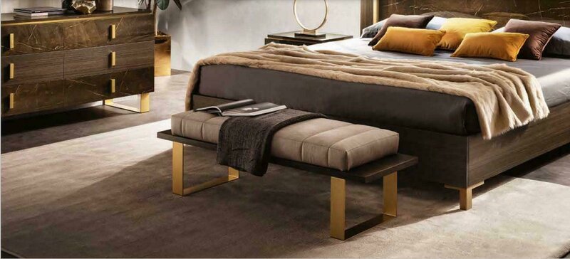 Fußhocker Designer Beistell Hocker Bank Italienische Schlafzimmer Möbel von JV Möbel