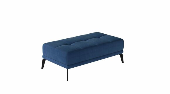 Fußhocker Hocker Ottomane Couch Textil Sitz Neu Polster Neu Bank Beistellhocker Sofort von JV Möbel