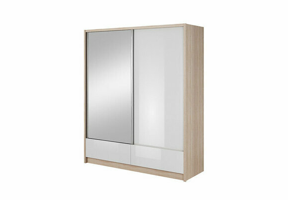 Garderobe Aufbewahrung 180cm Regal Schrank Archiv Schiebetüren Schiebetüren Büro von JV Möbel
