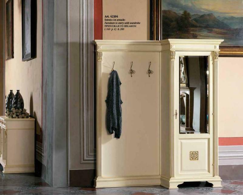 Garderobe Set mit Spiegel Wandregal Haken Schrank Kleiderständer Flur von JV Möbel