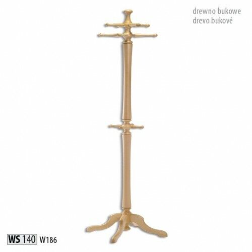 Garderobenständer Holz Kleiderständer Garderobe Aufhänger 186cm Modern Ständer von JV Möbel