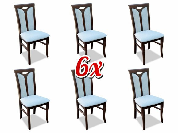 Garnitur Sessel Lounge Set Ess 6x Chair Design Polster Sitz Stühle Stuhl Gruppen von JV Möbel
