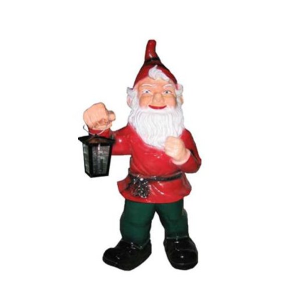 Garten Zwerg 100cm Garten Dekoration Figuren Statuen Figur Hand bemalt von JV Möbel