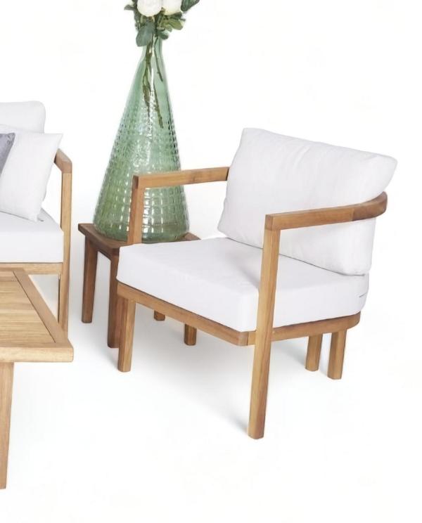 Gartensessel Polster Relaxsessel Balkon Terrasse Outdoor Lounge Stuhl Sessel von JV Möbel