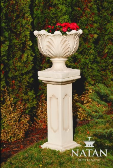 Gefäss Garten Blumenkorb Blumen Terrasse Dekoration Statue Figuren von JV Möbel