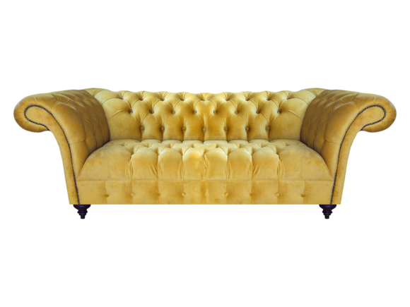 Gelbes Chesterfield Polstersofa Wohnzimmer Designer Sitzmöbel Couchen Gelbes Chesterfield Polstersofa Wohnzimmer Designer Sitzmöbel Couchen von JV Moebel