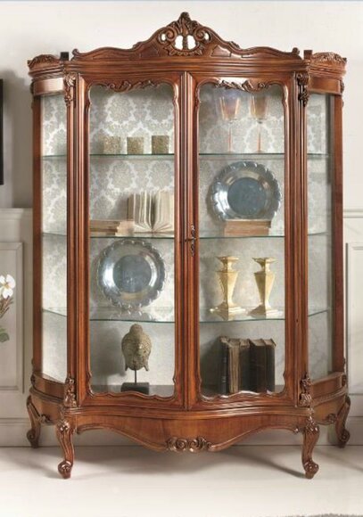 Glasschränke Glasschrank Möbel Sideboard Schränke Vitrinen Italienische Möbel von JV Möbel