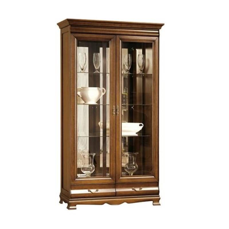 Glasvitrine Vitrine Glasschrank Schrankvitrine Regalvitrine Schrankregal von JV Möbel