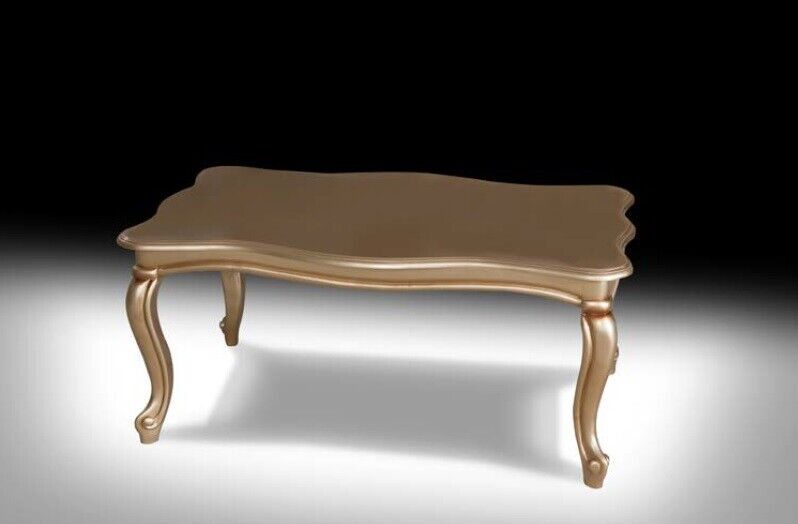 Goldener Couchtisch Tisch Beistelltisch Kaffeetisch Luxus Holz Design Modern von JV Möbel