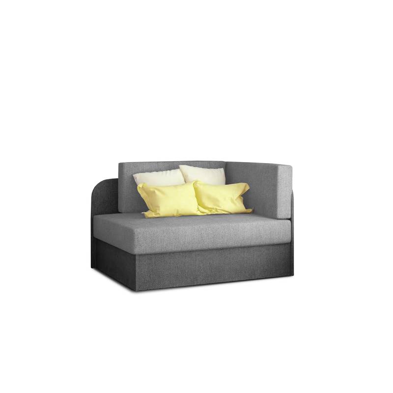 Grau Schlafsofa Couch Ecksofa Polstersofa Schlaffunktion Bettkasten Sofort von JV Möbel
