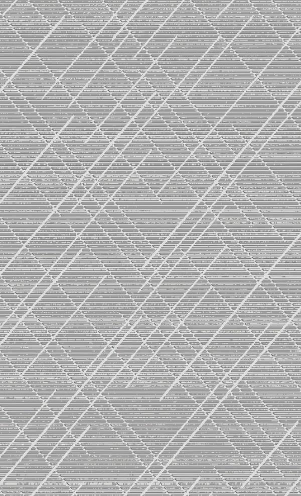 Grau Teppich Kurzflor Weiß Linien Muster Wohnzimmer Arbeitszimmer Flur von JV Möbel