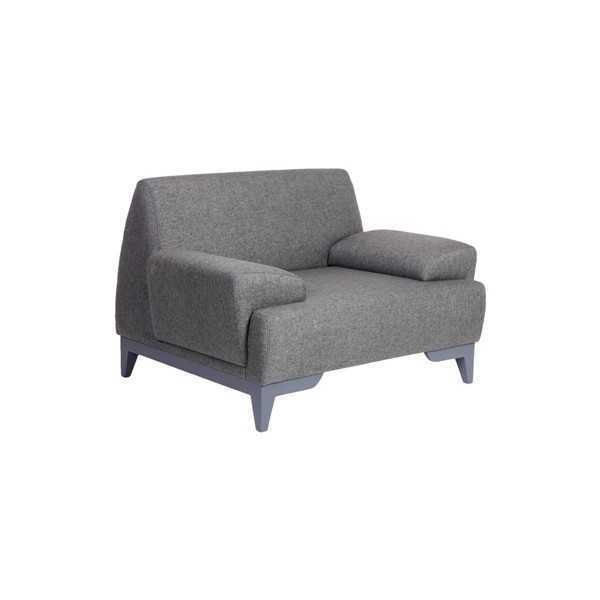 Grauer Designer Sessel Moderner Wohnzimmer 1-Sitzer Relax Polstersessel von JV Möbel