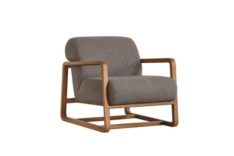 Grauer Polster Sessel Designer Clubsessel Einsitzer Relax Sitzmöbel Neu von JV Möbel