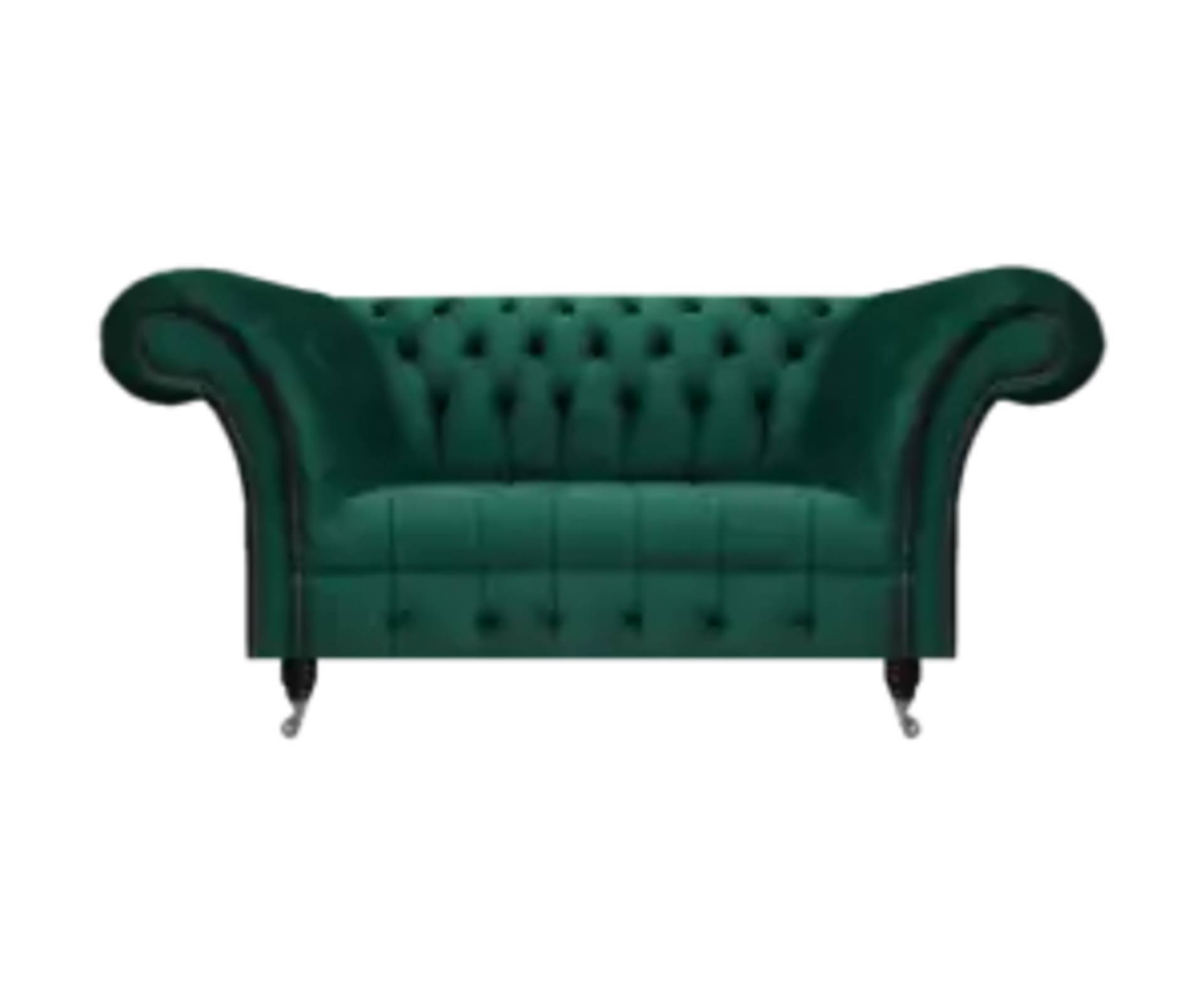 Grüne Chesterfield Polstercouch Designer Zweisitzer Edle Textil Möbel Grüne Chesterfield Polstercouch Designer Zweisitzer Edle Textil Möbel von JV Moebel
