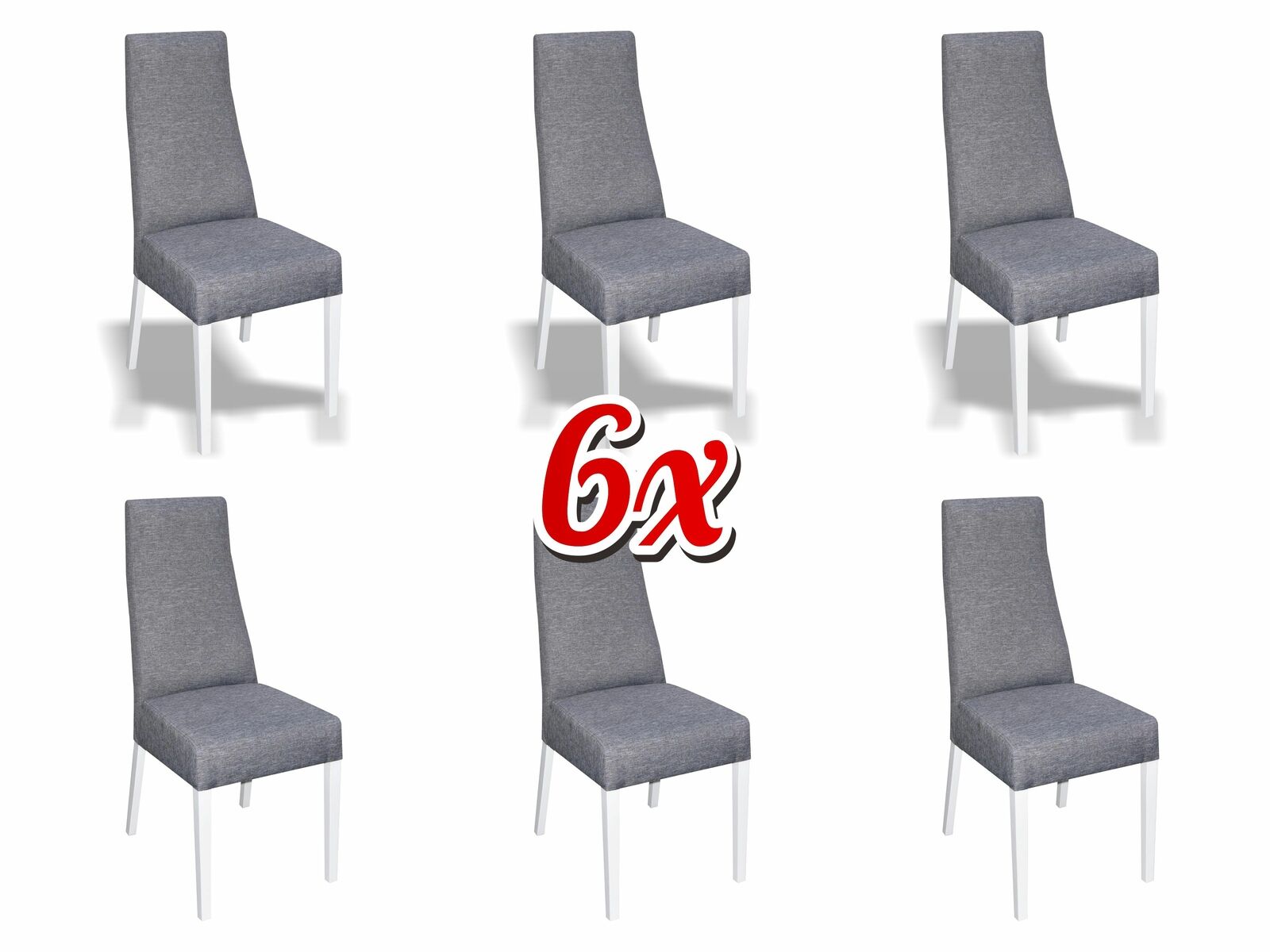 Gruppe Set Wohn Echtes Holz Esszimmer Garnitur Lehn Samt Textil Stuhl 6x Stühle Gruppe Set Wohn Echtes Holz Esszimmer Garnitur Lehn Samt Textil Stuhl 6x Stühle von JV Möbel