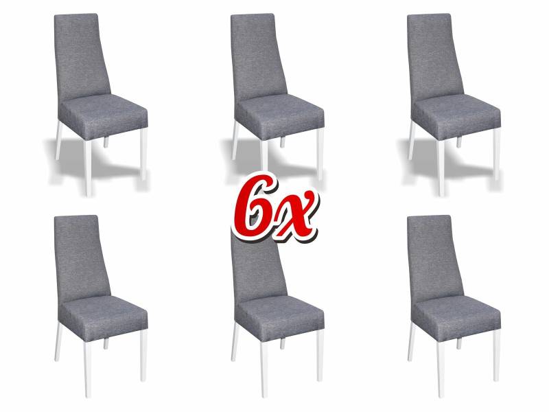 Gruppe Set Wohn Echtes Holz Esszimmer Garnitur Lehn Samt Textil Stuhl 6x Stühle Gruppe Set Wohn Echtes Holz Esszimmer Garnitur Lehn Samt Textil Stuhl 6x Stühle von JV Möbel